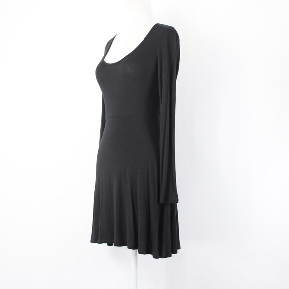 BCBGeneration Dress $68 Sz XS Black Round Neck Unlined Rayon Spandex Dress - Picture 5 of 16